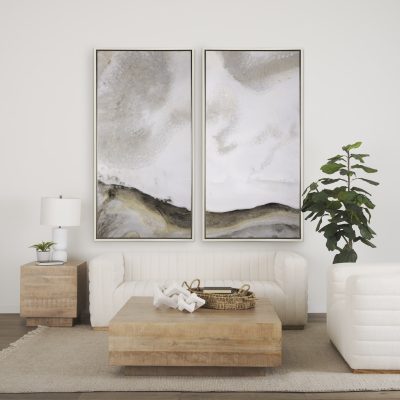 Alternative view of Hayden Light Brown Wood Square Coffee Table