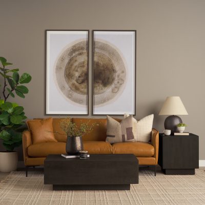 Alternative view of Hayden Dark Brown Wood Rectangular Coffee Table