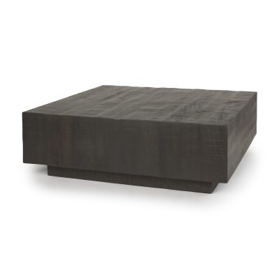 Hayden Dark Brown Wood Square Coffee Table