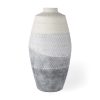 Blume 16.5H Off-White w/ Gray Textured Vase