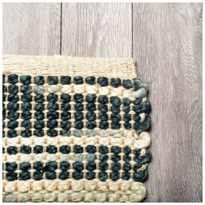 Alternative view of Deakin 8 x 10 Multi-Colored Jute Hand Woven Rug