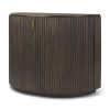 Terra Fluted Dark Brown 2-Door Accent Cabinet 2 0078238 69880 A