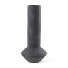 Esme 7.1L x 7.1W x 15.0H Dark Gray Ceramic Vase 2 0062937 69809 A