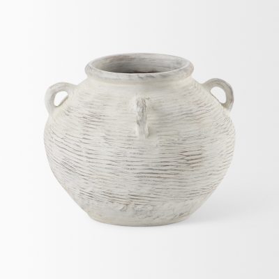 Alternative view of Misha 19.7L x 19.7W x 16.1H Ceramic Floor Vase