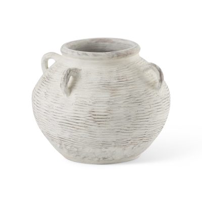 Misha 19.7L x 19.7W x 16.1H Ceramic Floor Vase