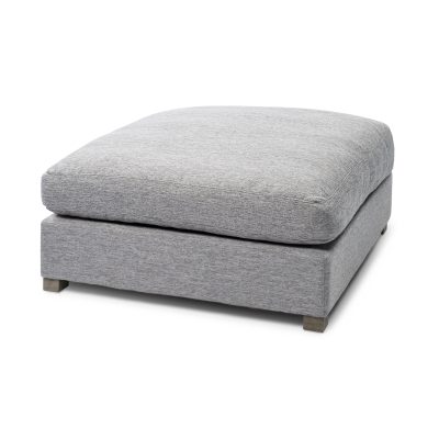 Valence 38.6L x 38.6W x 17.7H Castlerock Gray Full Size Ottoman Sectional Piece