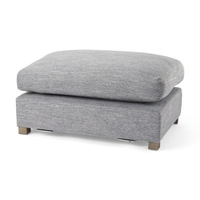 Valence 38.6L x 26.0W x 17.7H Castlerock Gray 2/3 Ottoman Sectional Piece