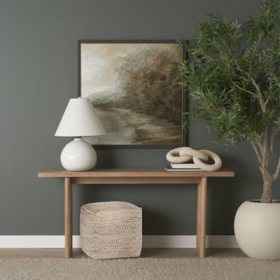 Alternative view of Ekani 16.0L x 16.0W x 16.0H Cream/Beige Cotton Pouf