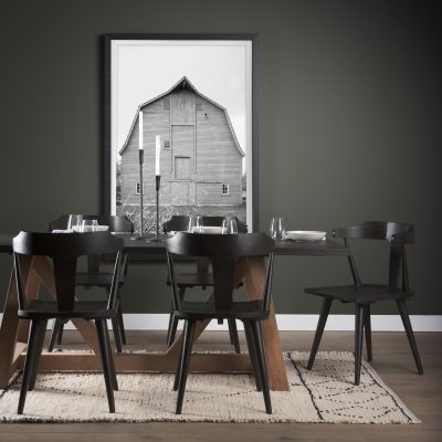 Alternative view of Calvert 8x10 Gray Cotton Hand Woven Diamond Patterned Rug