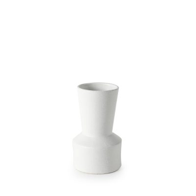 Laforge 9.4H Small White Ceramic Vase