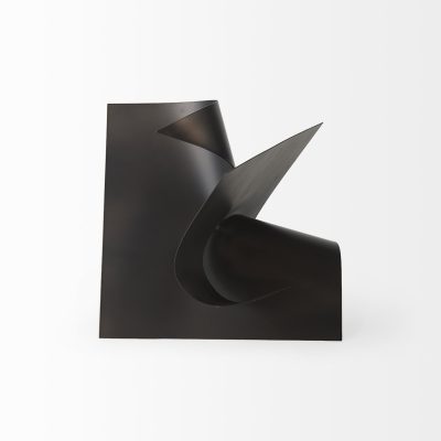 Alternative view of Francesca 11.8L x 11.8W x 11.8H Black Metal Sculptural Decorative Object
