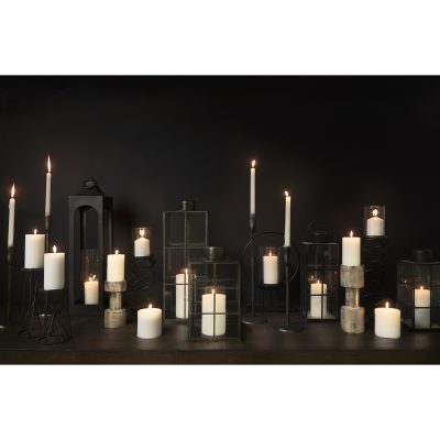 Alternative view of Bolton 3.9L x 3.9W x 10.6H Gold Metal Table Candle Holders