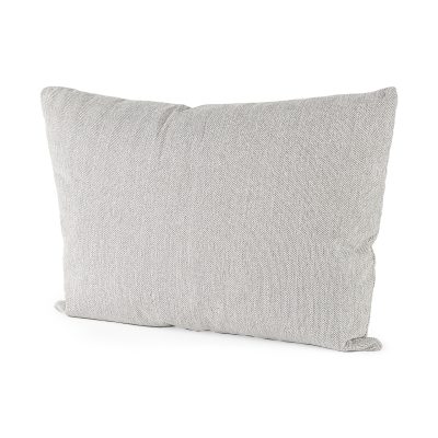 Valence Light Gray Arm Pillow Sectional Piece