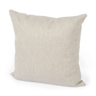 Valence Beige Throw Pillow Sectional Piece