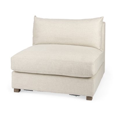 Valence 38.2L x 38.6W x 28.3H Beige Armless Sectional Piece