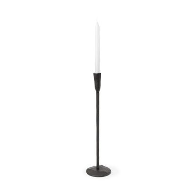 Levit (Large) Black Table Candle Holder
