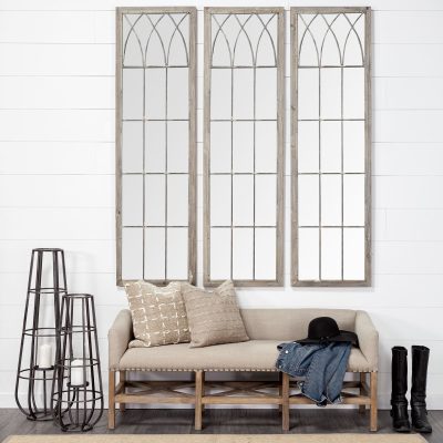 Alternative view of Bella Large Black Metal Cylindrical Cage Candle Holder Lantern