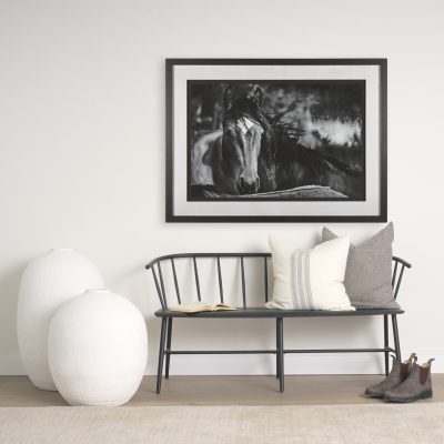 Alternative view of Patrice 22 x 22 Cream With Gray Stripes Decorative Pillow Cover