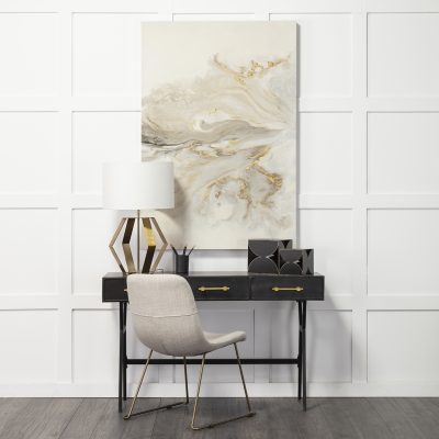 Alternative view of Darren (Large) 8L x 8W Black Metal Decorative Cube