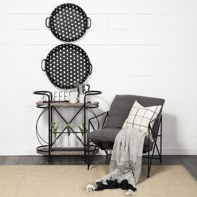 Alternative view of Coffee 15L x 1W Black Metal Sign