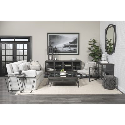 Alternative view of Denly I 69 X 38.25 X 34.5 Frost Gray Slipcover Two Seater Sofa