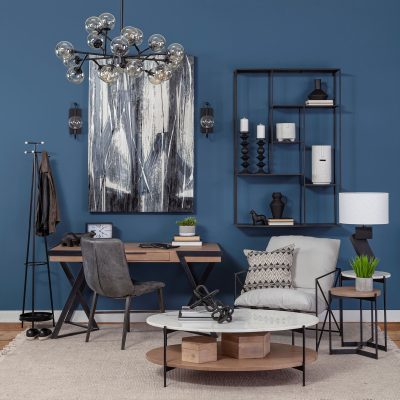 Alternative view of Jacob II Tall White Ceramic Smiling Face Vase