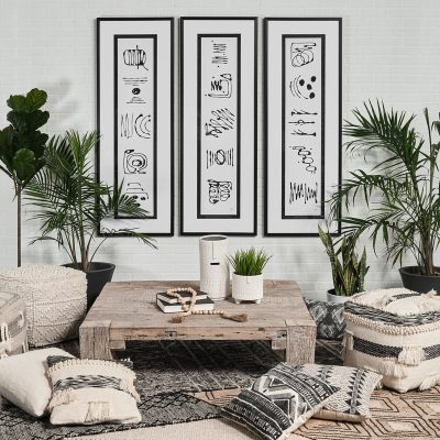 Alternative view of McArthur 48x48 Square Reclaimed Solid Wood Coffee Table