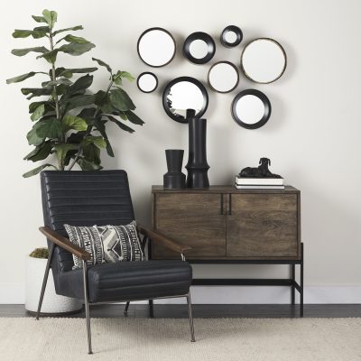 Alternative view of Czar 11L x 7W Black Metal Labrador Retriever