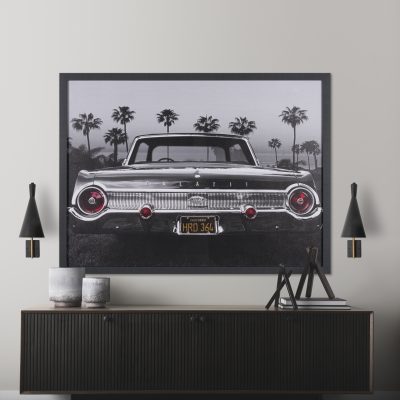 Alternative view of Tremont I 23"L x 5.25"W x 17.5"H Black/Gold Metal Conical Shade Wall Sconce