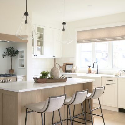 Alternative view of Kavalan 33.5" Total Height Beige Upholstered Seat Gray Metal Frame Counter Stool