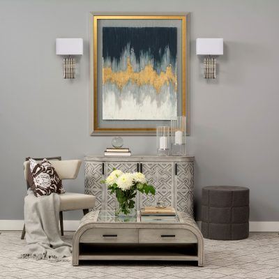 Alternative view of Arcadia II 11x17 Silver Chrome Base White Rectangular Shade Wall Sconce