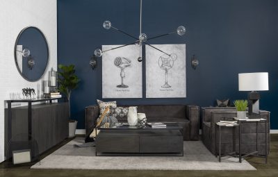 Alternative view of Wilhelm I (Small) 7L x 7W Silver Metal Link Decor Object