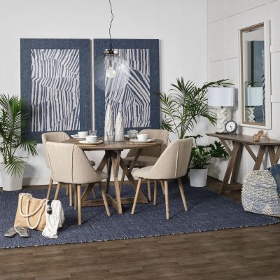 Alternative view of Jennings 54.0L x 16.0W x 29.5H Rectangular Brown Wood Console Table