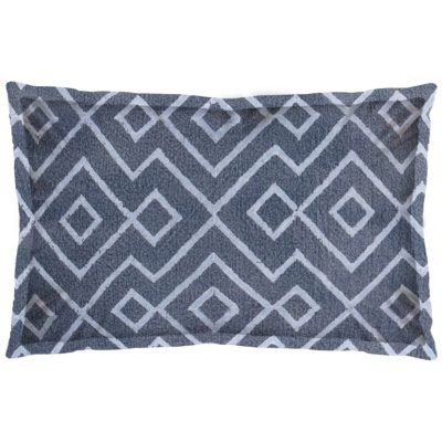 Boswell III 13 x 21 Blue Diamond Patterned Pillow Cover