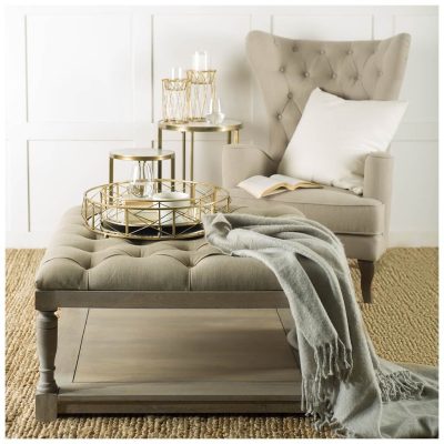 Alternative view of Othello I Tall Antiqued Brass Metal Table Candle Holder