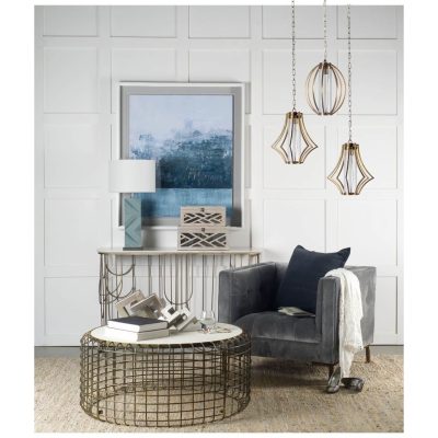 Alternative view of Link Small Silver Metal Sculpture Decorative Object