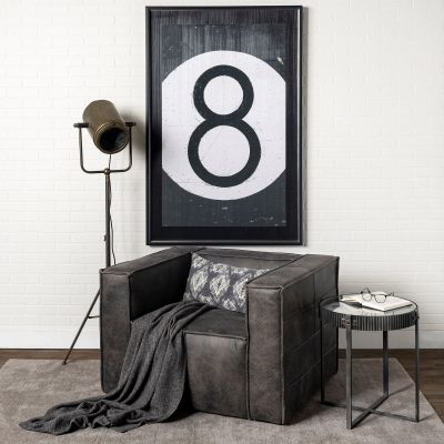 Alternative view of Debdou (61"H) Gold Metal Adjustable Cinema-Style Floor Lamp