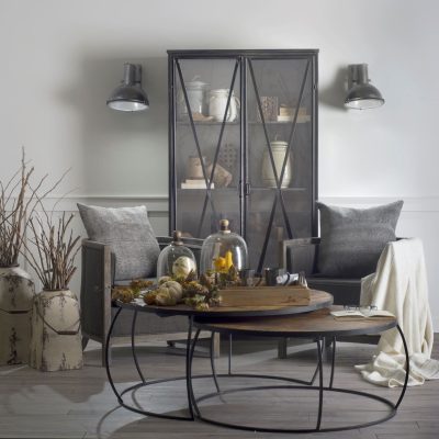 Alternative view of Taza 10.3x12 Gray Metal Dome Shade Wall Sconce