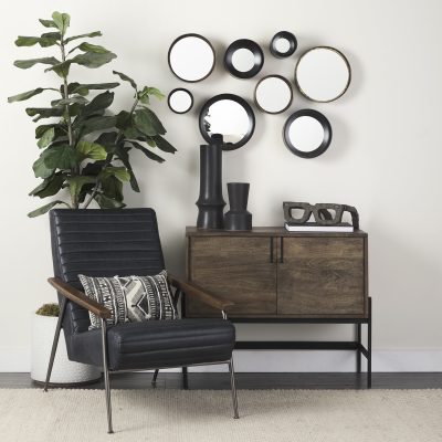 Alternative view of Elliot 13L x 14W Brown Wooden Eyeglasses