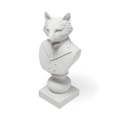 Murray 6L x 5W White Resin Business Fox
