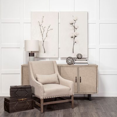 Alternative view of Cassia Set of 2 Brown Wooden Boxes