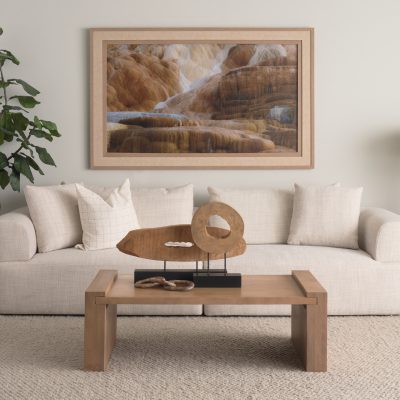 Alternative view of Yeadon I 5L x 34W Brown Shaped Oval Wood Object