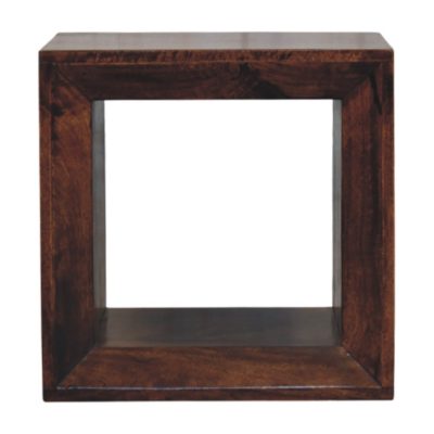Solis Open California Walnut Side Table