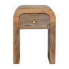 Mini Darcy Oak-ish Nightstand with Curved Edges 1 IN3979 1
