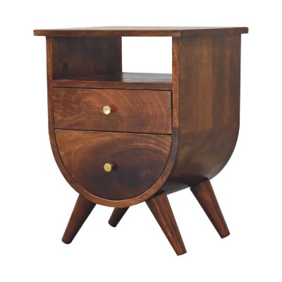Alternative view of Split Chestnut Nightstand