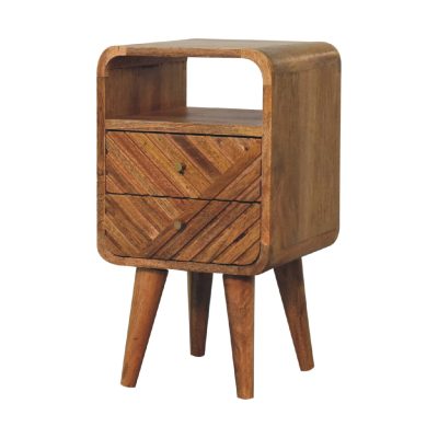 Alternative view of Mini Lille Curved Nightstand