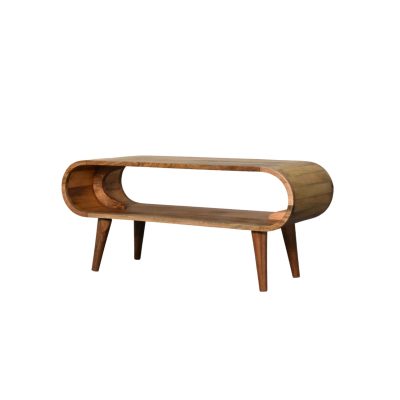 Alternative view of Amaya Nordic Style Oak-ish Coffee Table