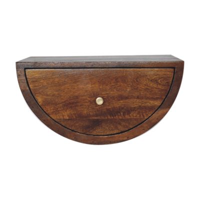 Alternative view of Chestnut Crescent Floating Nightstand