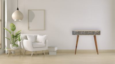 Edessa Bone Inlay Console Table