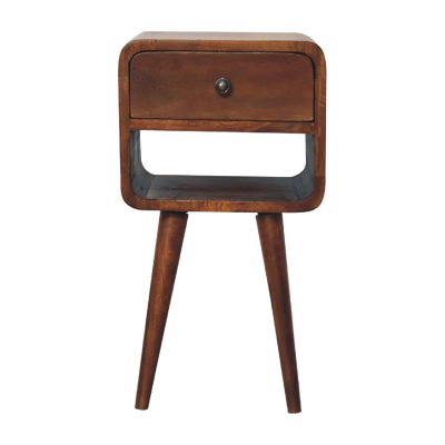 Alternative view of Mini Chestnut Curve Lower Nightstand